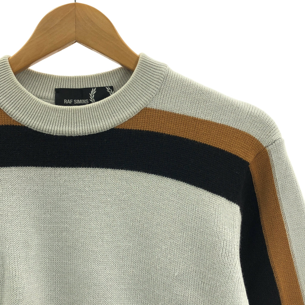 RAF SIMONS / Raf Simons | x FRED PERRY / 棉腈綸套頭針織衫 | 尺寸 36 | 灰色 | 男士