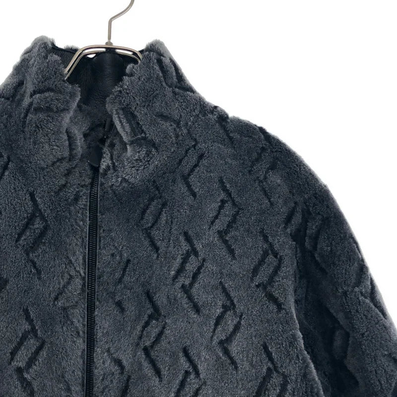 EMPORIO ARMANI / 亞曼尼 | 雙面羊皮人造皮革拉鍊夾克外套 | 50 | 男士