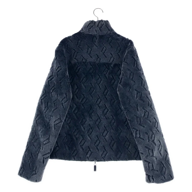 EMPORIO ARMANI / 亞曼尼 | 雙面羊皮人造皮革拉鍊夾克外套 | 50 | 男士