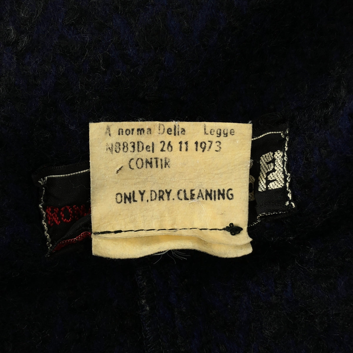 FENDI | ROMA FENDI365 BY CONTIR | 馬海毛與羊絨混紡披肩長版大衣 | 40碼 | 海軍藍/黑色 | 女款