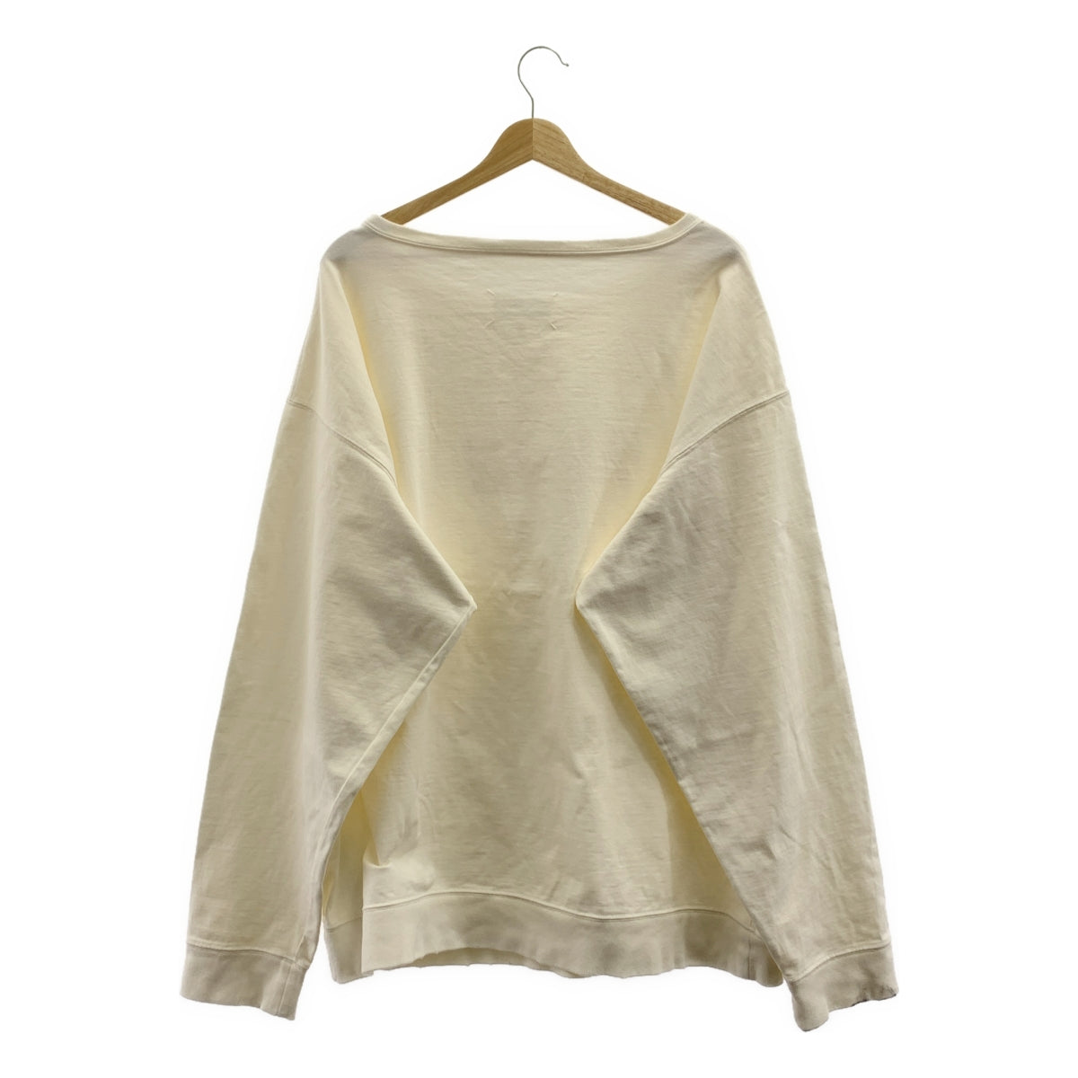 Maison Margiela / 메종 마르젤라 | 2019SS | 달력 로고 인쇄 오버사이즈 크루넥 스웨트 | 48 |