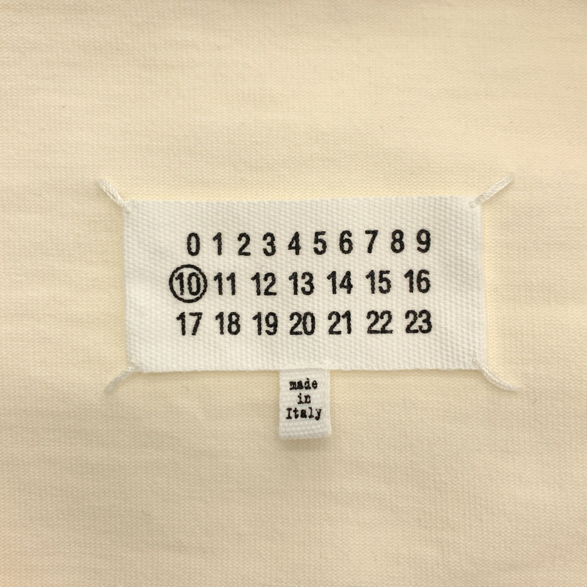 Maison Margiela / 메종 마르젤라 | 2019SS | 달력 로고 인쇄 오버사이즈 크루넥 스웨트 | 48 |