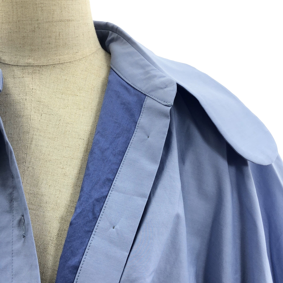 ENFOLD / 엠 폴드 | WASHABLE BALLOON CROPPED SHIRT 크롭 풍선 셔츠 | 38 |