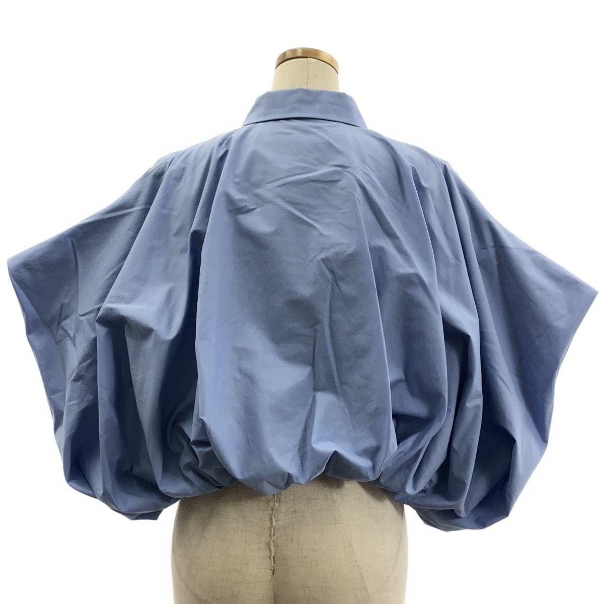 ENFOLD / 엠 폴드 | WASHABLE BALLOON CROPPED SHIRT 크롭 풍선 셔츠 | 38 |