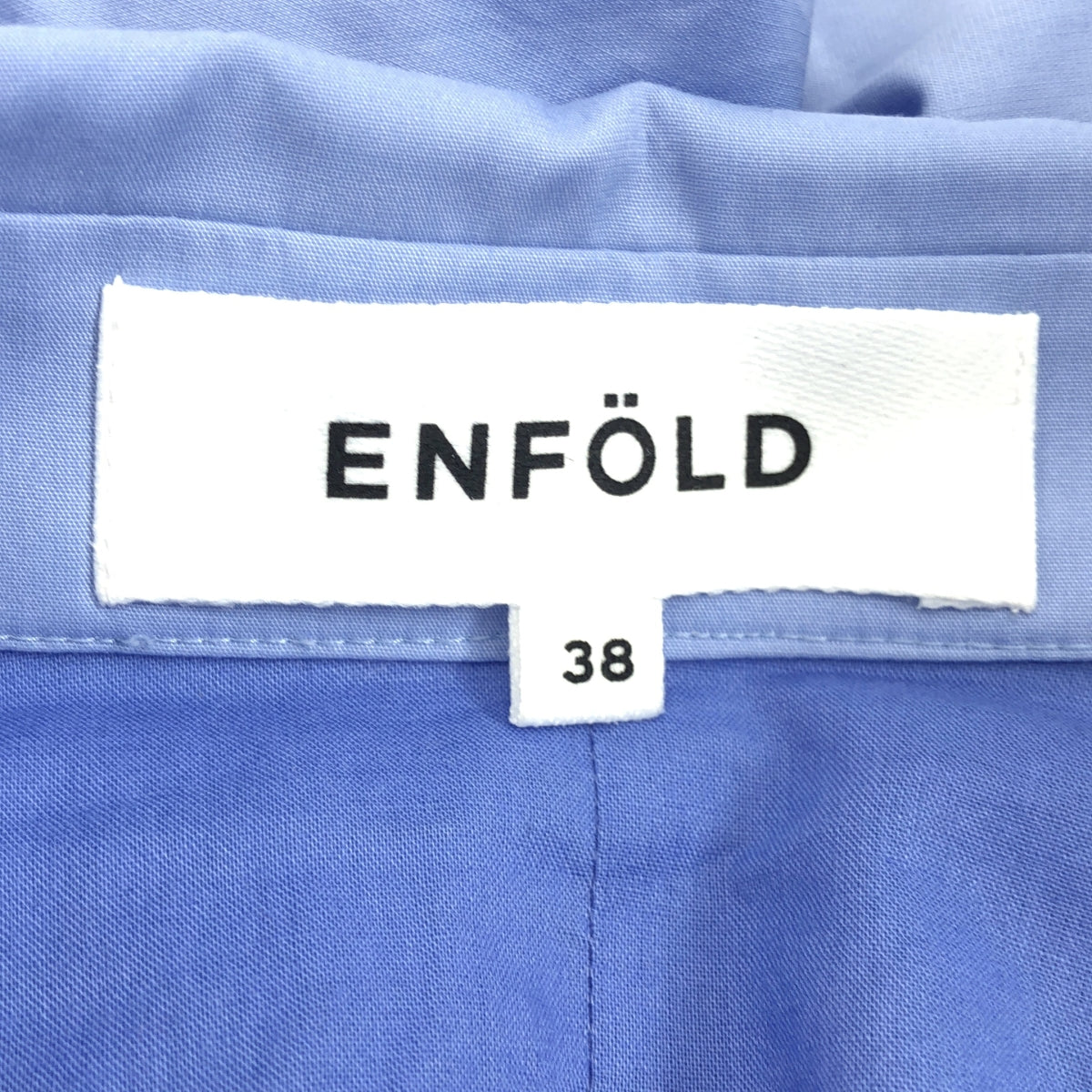 ENFOLD / 엠 폴드 | WASHABLE BALLOON CROPPED SHIRT 크롭 풍선 셔츠 | 38 |