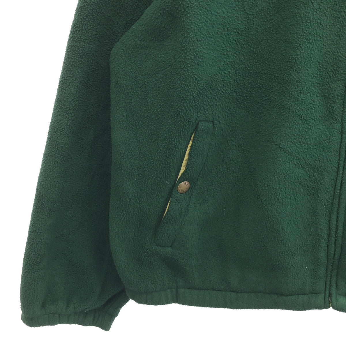 POLO BY RALPH LAUREN | 1980s-1990s Vintage Fleece Swing Top Jacket | XL | Green | Men's