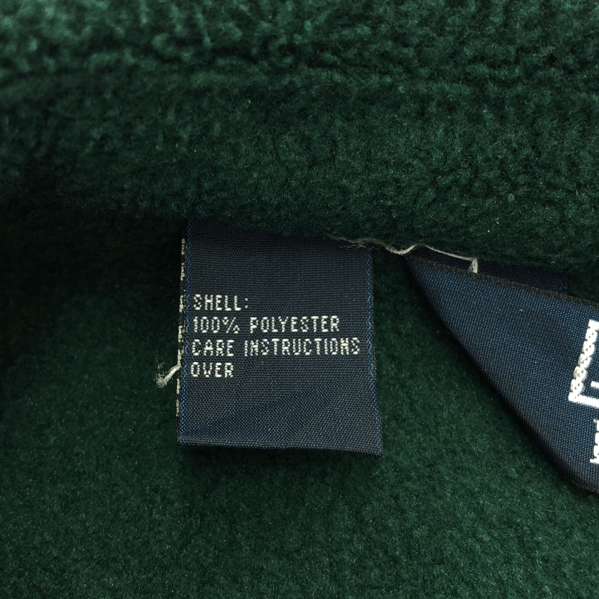 POLO BY RALPH LAUREN | 1980s-1990s Vintage Fleece Swing Top Jacket | XL | Green | Men's