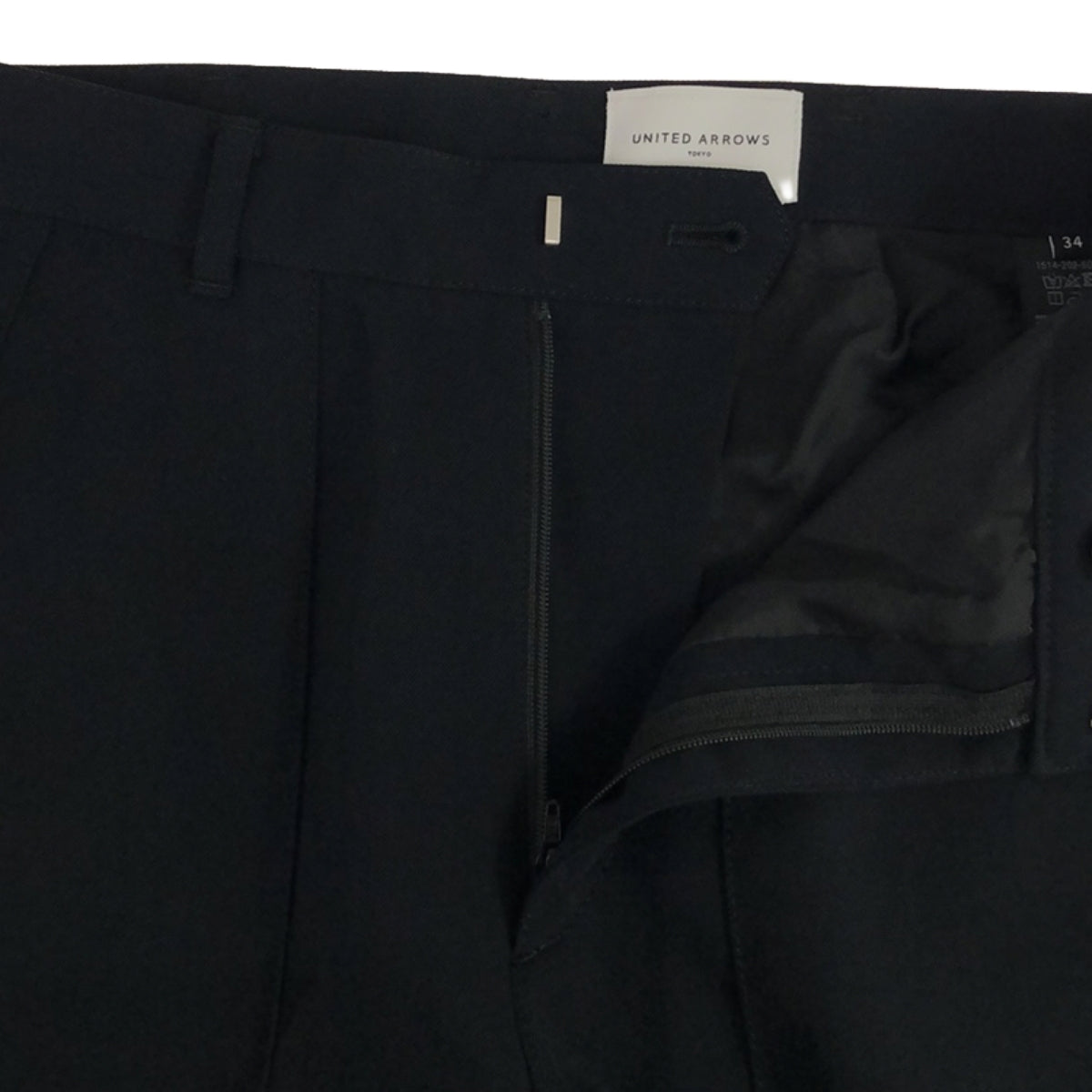 UNITED ARROWS | Triacetate Baker Pants / Fully Lined | Size 34 | Women's