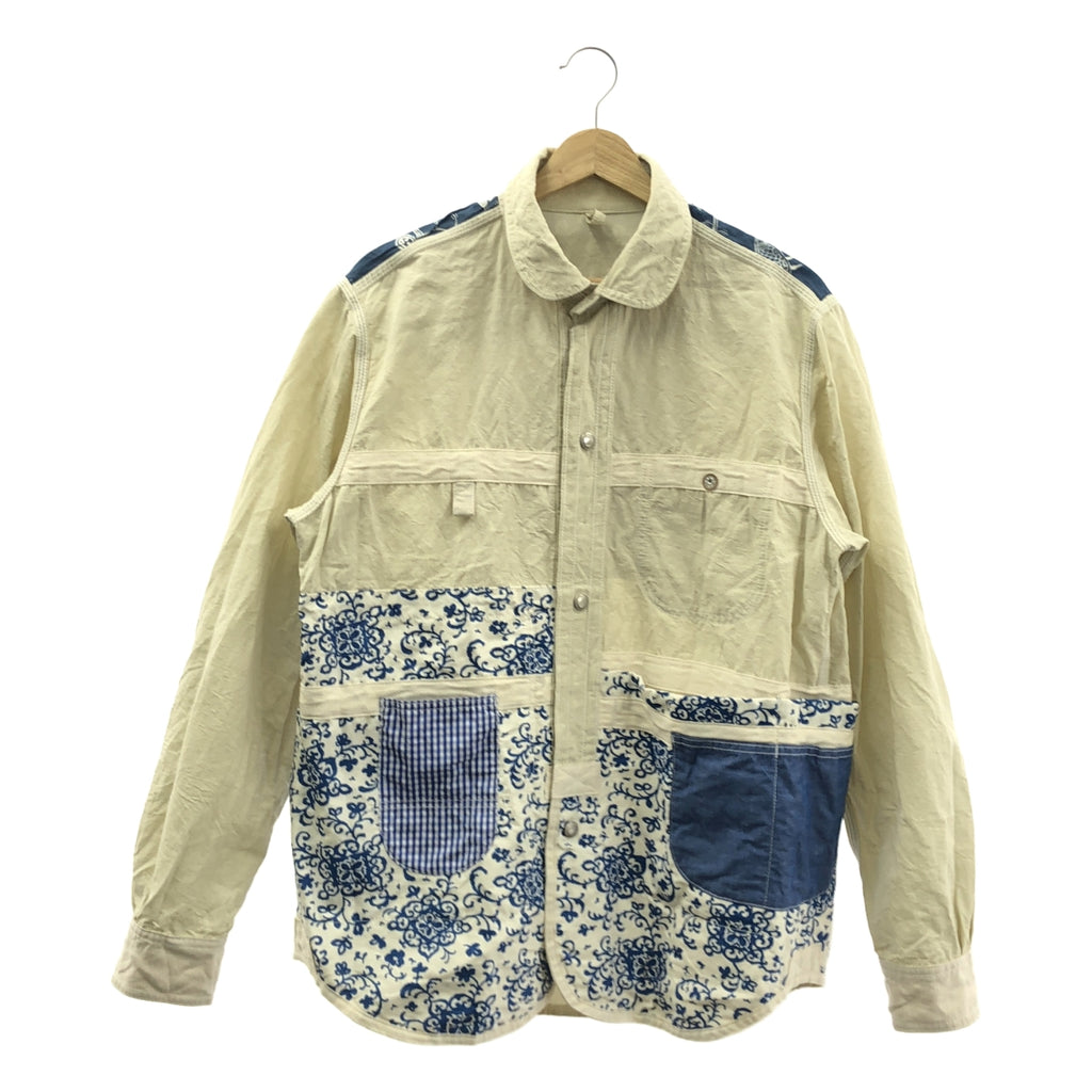 JUNYA WATANABE MAN / ジュンヤワタナベマン | 2022SS | コットン リネン クロス リバーシブル ブルゾン ジャケット | M | オフホワイト | メンズ