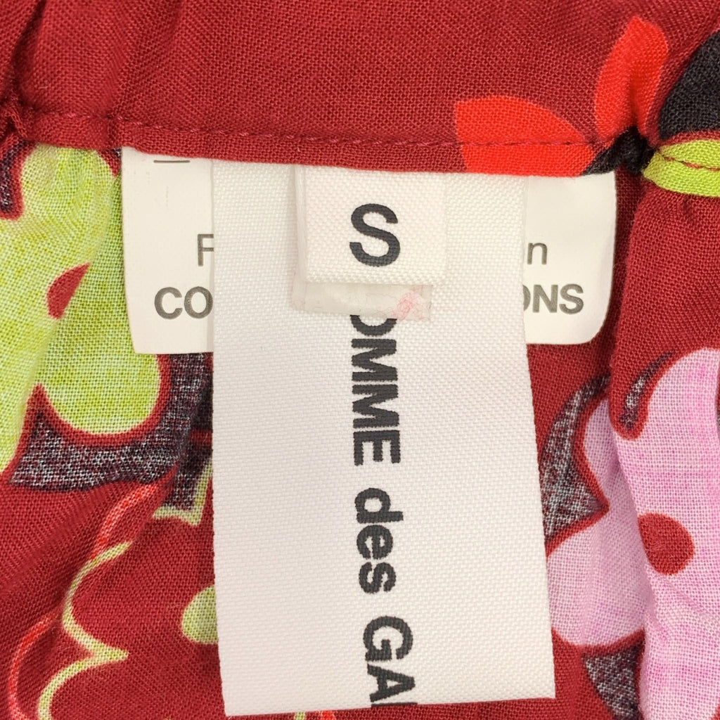 COMME des GARCONS GIRL / 콤데 갤슨걸 | 2023AW | 레이온 플라워 프린트 이지 스커트 | S |