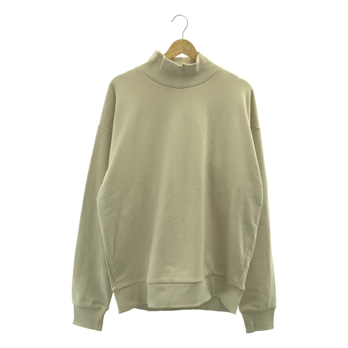 【美品】  monkey time / モンキータイム | フレンチテリー ハイネック スウェット | XL | ベージュ | メンズ