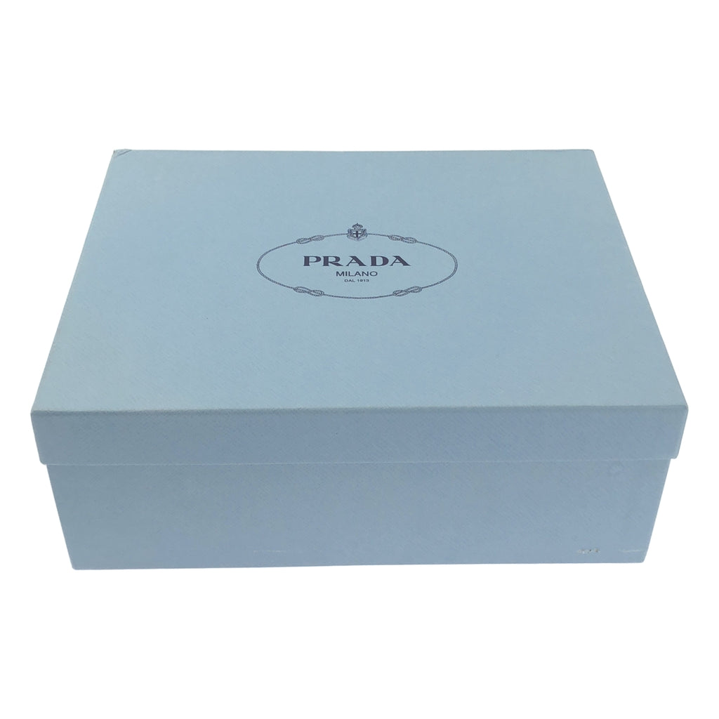 PRADA / プラダ | トライアングルロゴ チョコレート ブラッシュド レザーローファー | 36 |