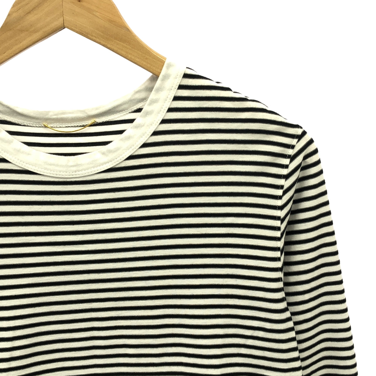 Deuxieme Classe / ドゥーズィエムクラス | 2021AW | COCO Stripe Tシャツ No5 | F | ホワイト×ブラック | レディース