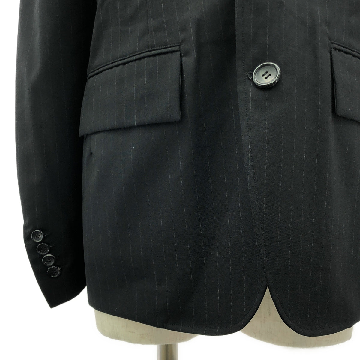 MASU / MASU | 2022AW | FUTURE LAYERED JACKET / Leather vest layered jacket | 46 | Men's