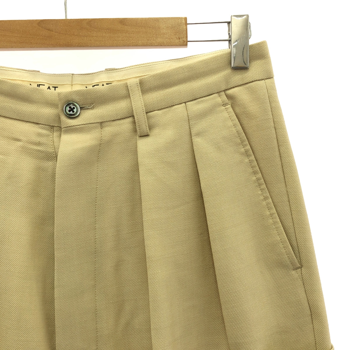 NEAT | Wool 5-pocket wide pants | F | Beige | Men's