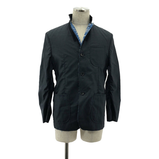 JUNYA WATANABE MAN / ジュンヤワタナベマン | 2022SS | シルク混 リバーシブル 柄 ジャケット | XS | メンズ