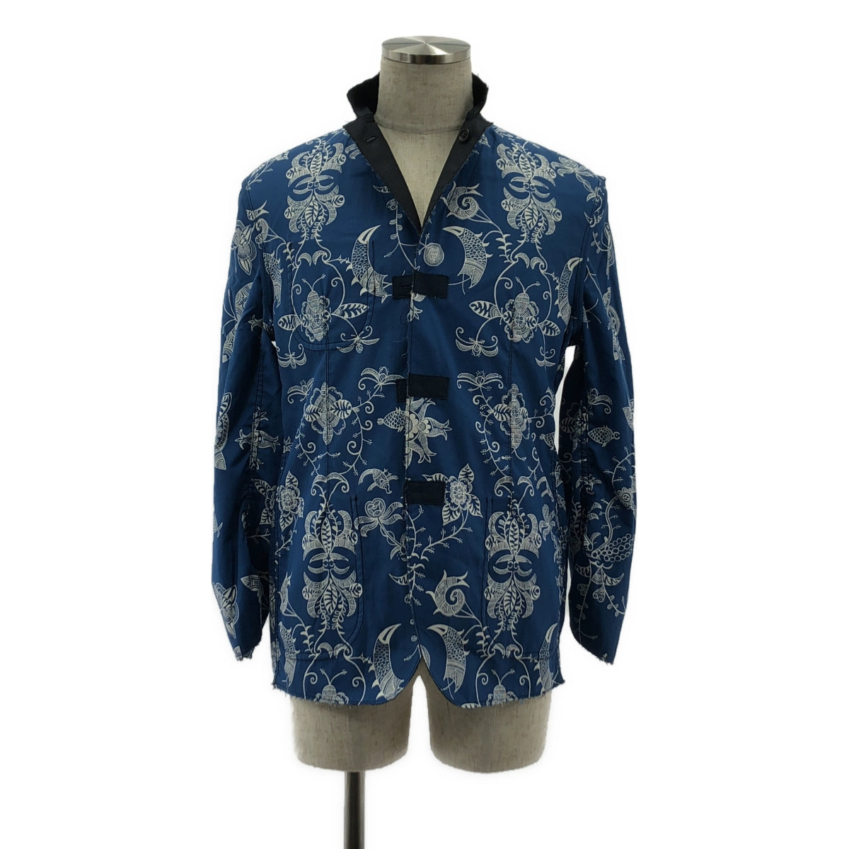 JUNYA WATANABE MAN / ジュンヤワタナベマン | 2022SS | シルク混 リバーシブル 柄 ジャケット | XS | メンズ