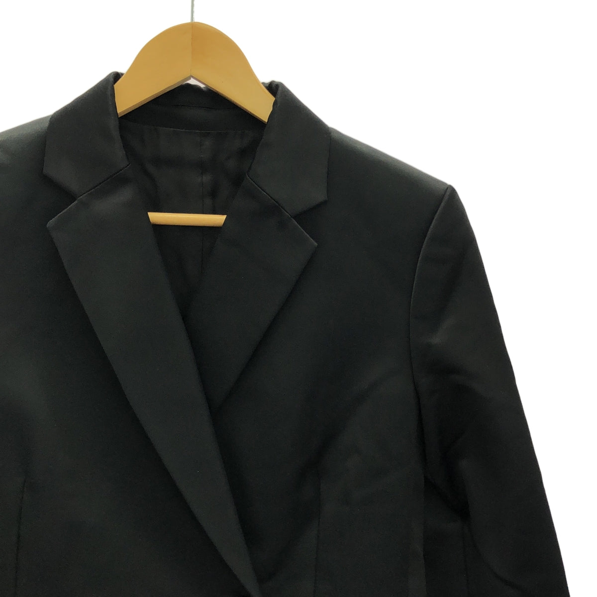 【新品】  HELMUT LANG / ヘルムートラング | BLAZER DRESS ブレザー ロングジャケット ドレス | 4 | ブラック | レディース