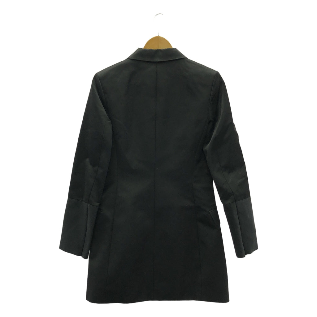 【新品】  HELMUT LANG / ヘルムートラング | BLAZER DRESS ブレザー ロングジャケット ドレス | 4 | ブラック | レディース