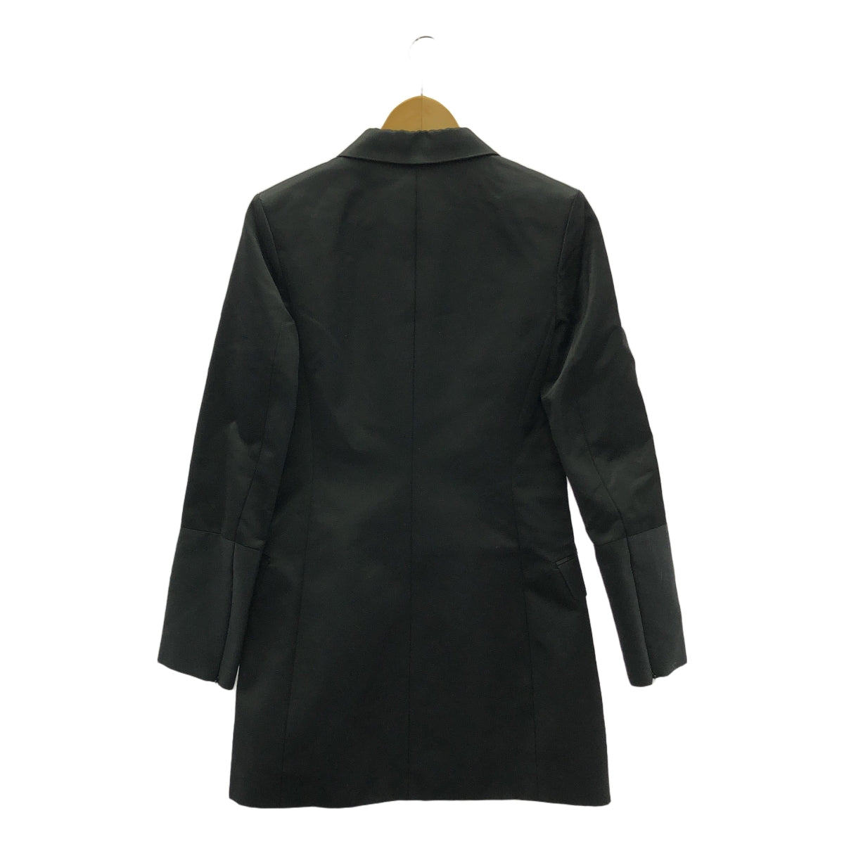 【新品】  HELMUT LANG / ヘルムートラング | BLAZER DRESS ブレザー ロングジャケット ドレス | 4 | ブラック | レディース