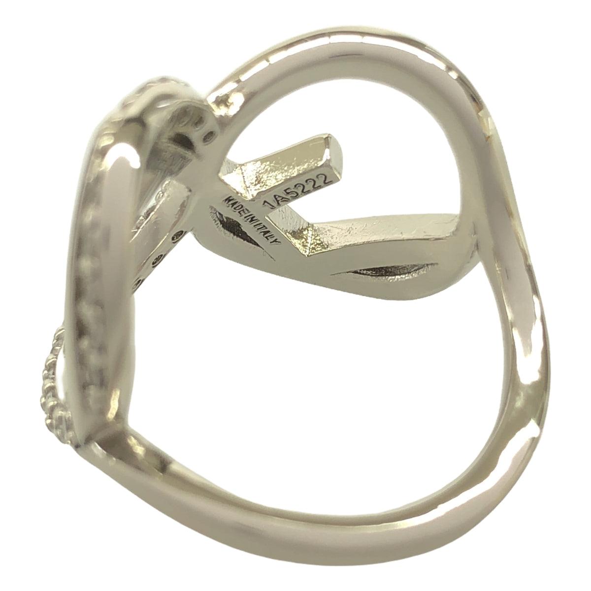 [Good Condition] FENDI | F is Fendi Ring | Silver | Women's