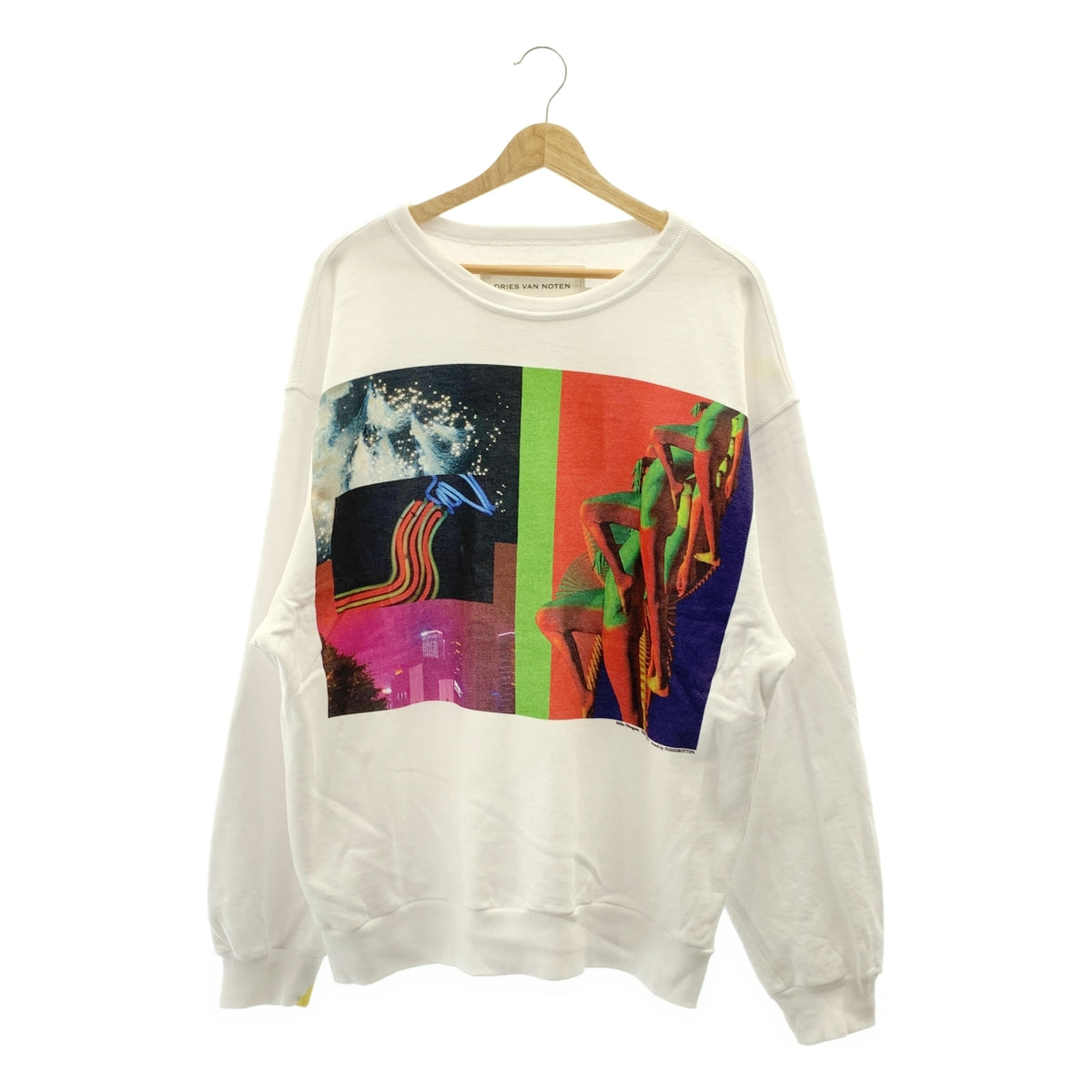 DRIES VAN NOTEN / 드리스 반 노텐 | 2020SS | × MIKA NINAGAWA / 가와가와 미카 콜라보레이션 NOIR 2 YOSHIROTTEN 그래픽 프린트 오버 사이즈 스웨트 | M | 남성