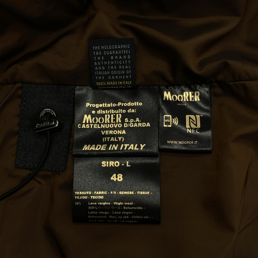 MooRER / ムーレー | SIRO ウール カシミヤ ダウンジャケット | 48 | メンズ