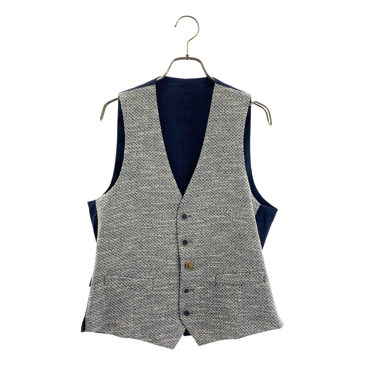 LARDINI / ラルディーニ | ブートニエール バックアジャスター ジレ ベスト | 44 | メンズ