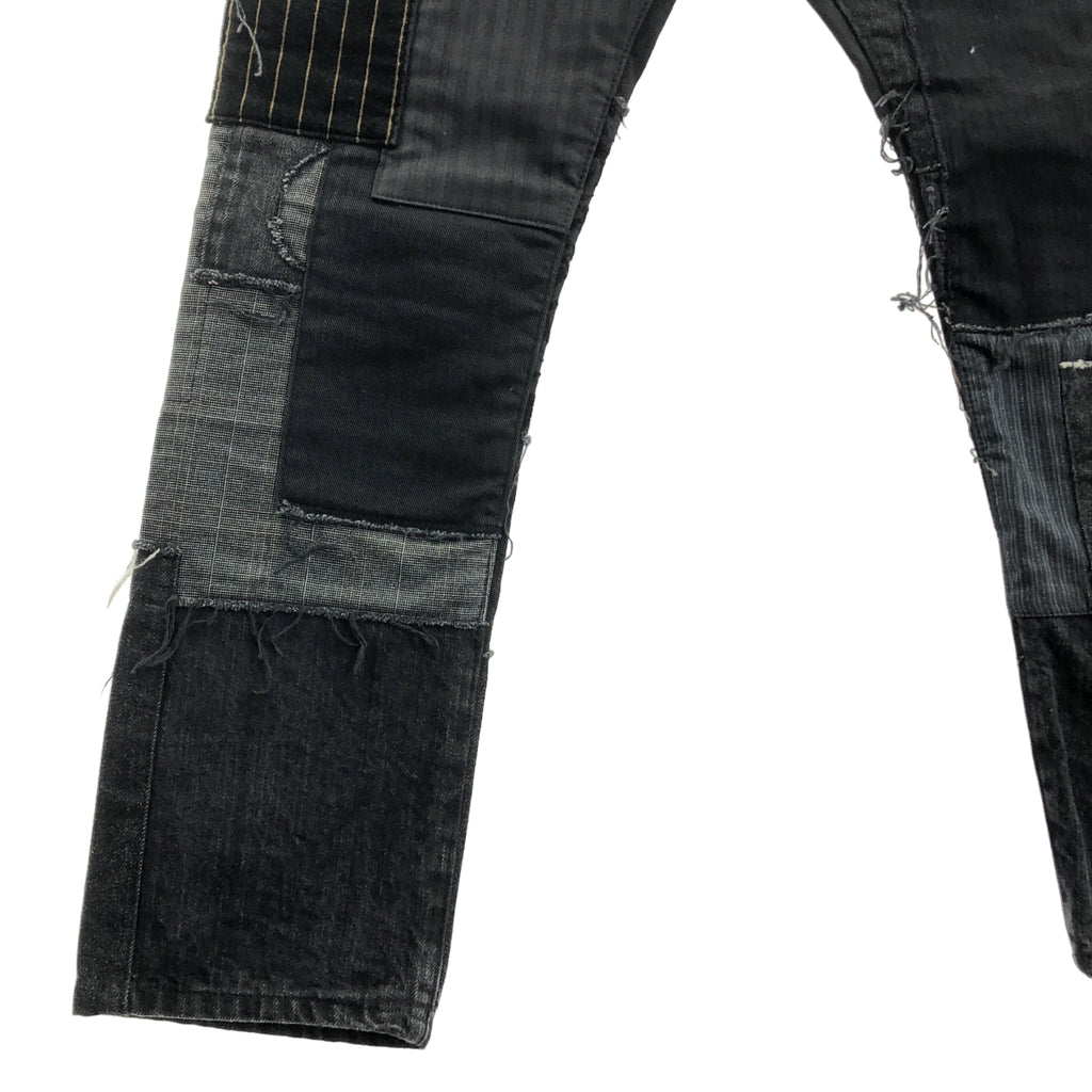 JUNYA WATANABE COMME des GARÇONS MAN | 2021 秋冬系列 | 拼接多材質赤耳牛仔褲 | S 碼 | 男士