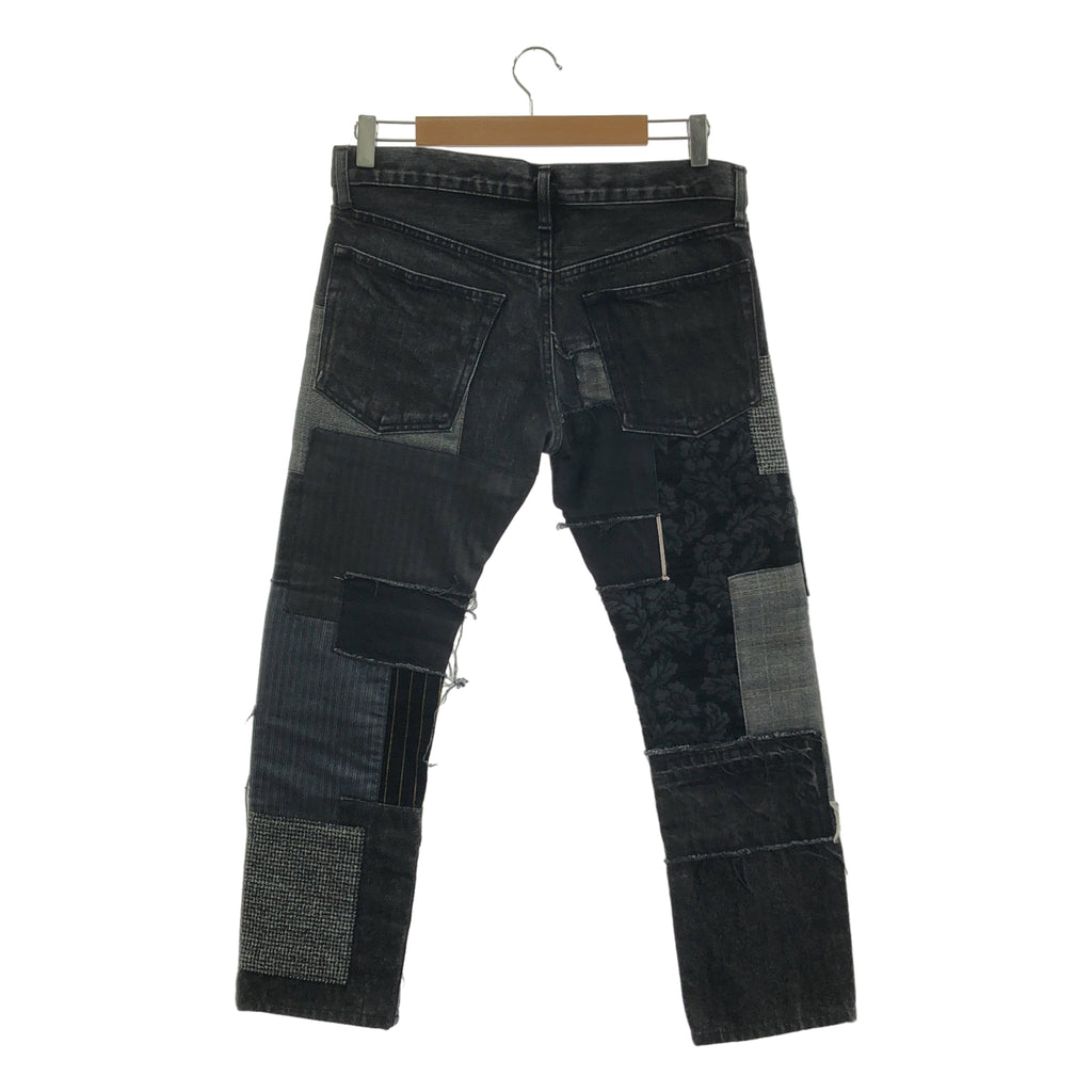 JUNYA WATANABE COMME des GARÇONS MAN | 2021 秋冬系列 | 拼接多材質赤耳牛仔褲 | S 碼 | 男士