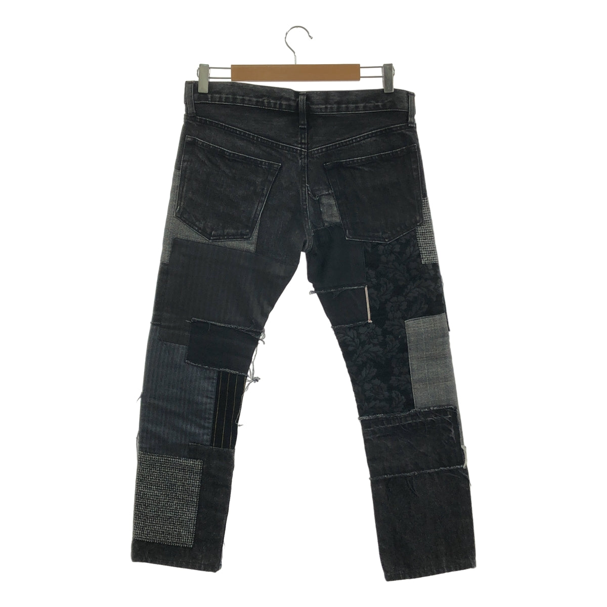 JUNYA WATANABE COMME des GARCONS MAN / 준야와타나베 콤데 걸슨맨 | 2021AW | 패치워크 다소재 MIX 세르빗치 데님 팬츠 | S |