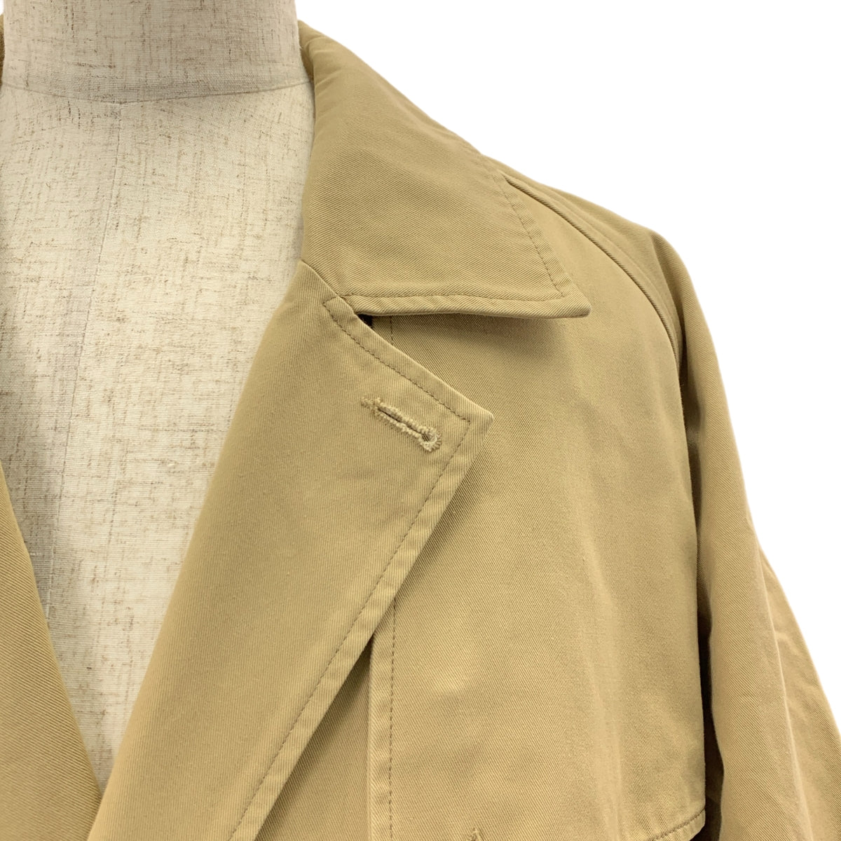 CLAMP / クランプ | COAT-18 コットン ベルテッド オーバーサイズ トレンチコート | F | メンズ