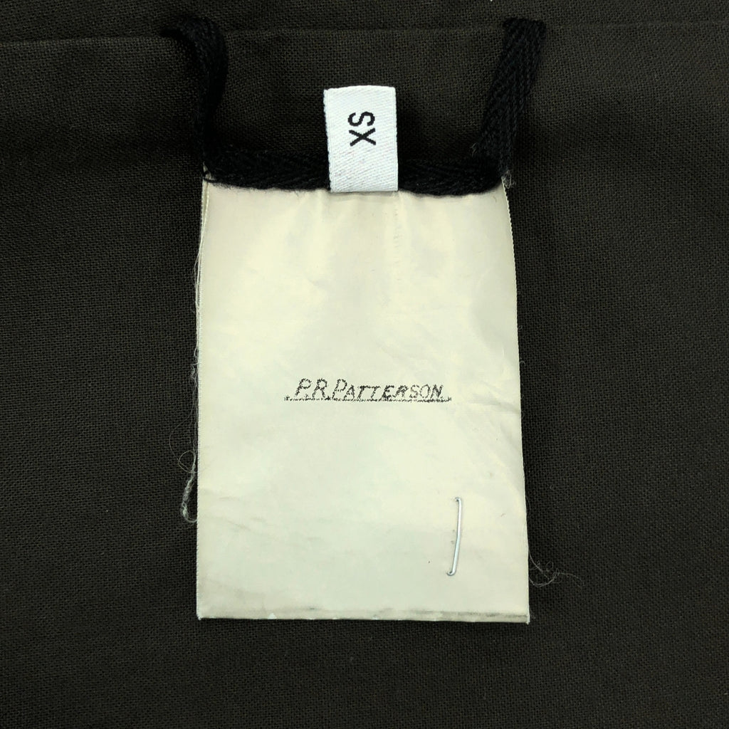 [品相良好] PRPATTERSON / PR Patterson | MAC / 羊毛人字紋 Balmac 大衣 | XS | 黑色 | 男款
