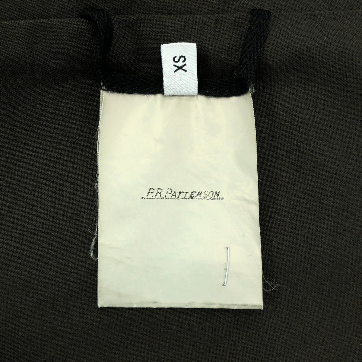 [品相良好] PRPATTERSON / PR Patterson | MAC / 羊毛人字紋 Balmac 大衣 | XS | 黑色 | 男款