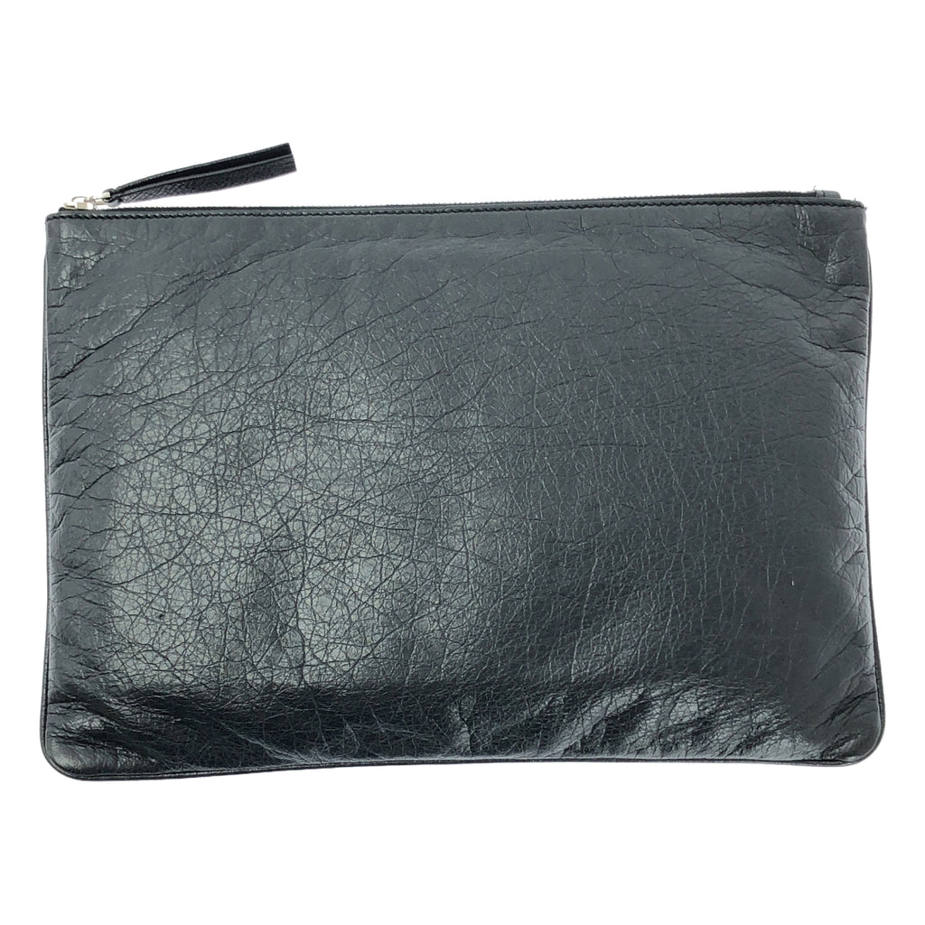 【美品】  BALENCIAGA / バレンシアガ | 506794 europa! レザークラッチバッグ | ブラック | レディース