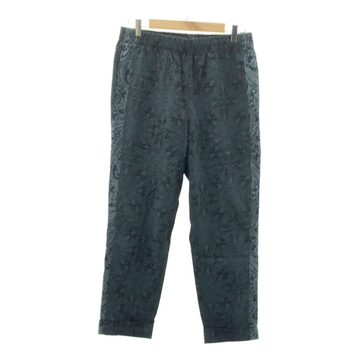 glamb / グラム | 2021AW | Oriental easy slacks オリエンタル イージー スラックス | M | ブラック / ネイビー | メンズ