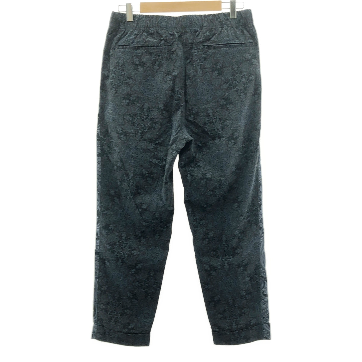 glamb / グラム | 2021AW | Oriental easy slacks オリエンタル イージー スラックス | M | ブラック / ネイビー | メンズ