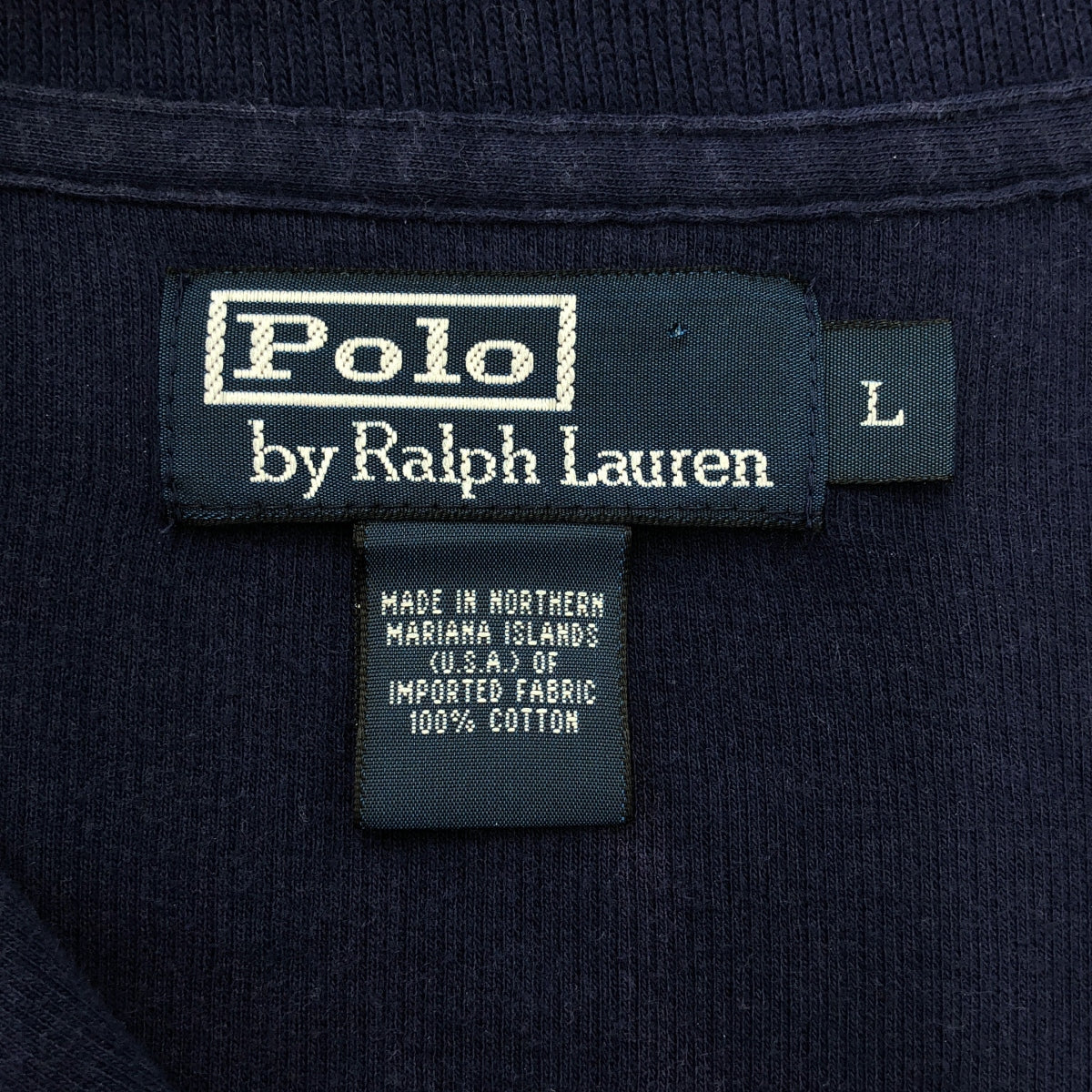 POLO RALPH LAUREN / ポロラルフローレン | コットン ワンポイント 刺しゅう ハーフジップ スウェット トレーナー | L | メンズ