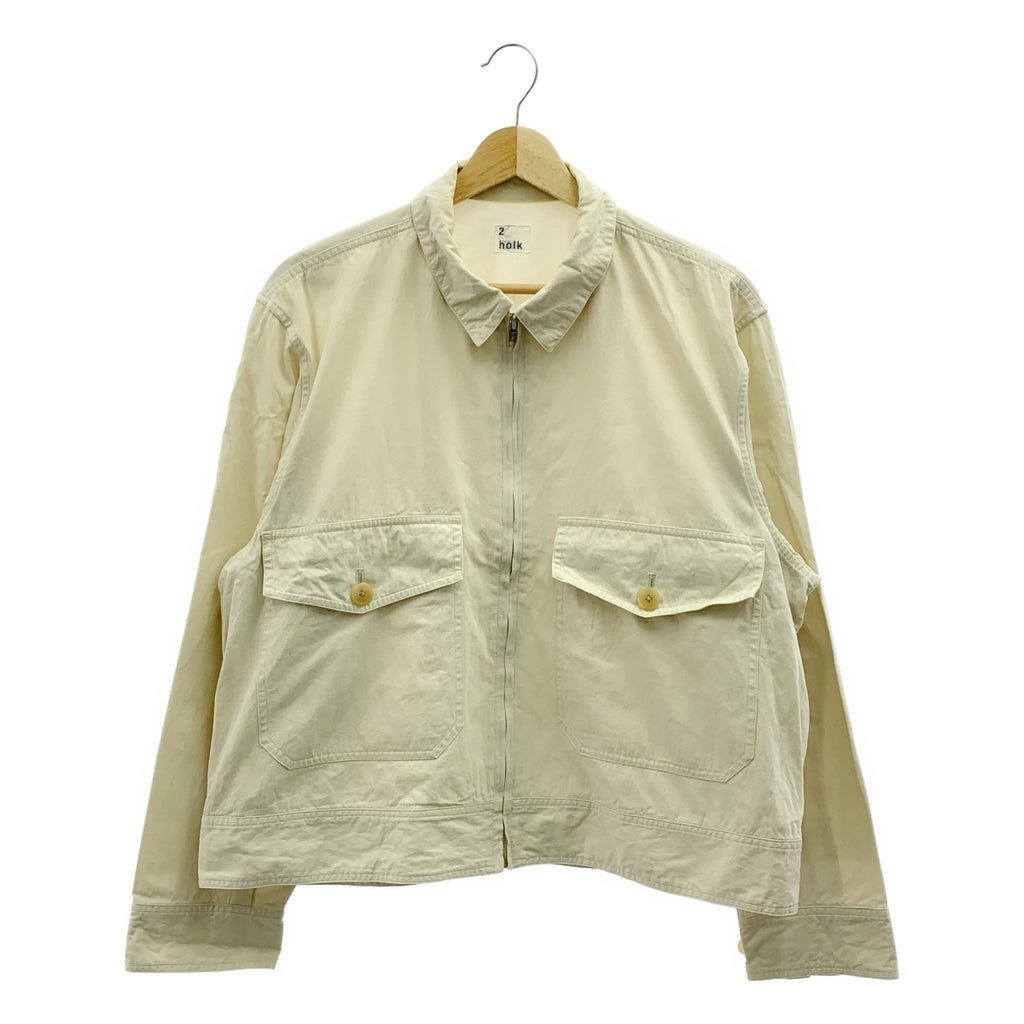 holk / ホーク | コットン ジップアップ ジャケット | 2 | メンズ