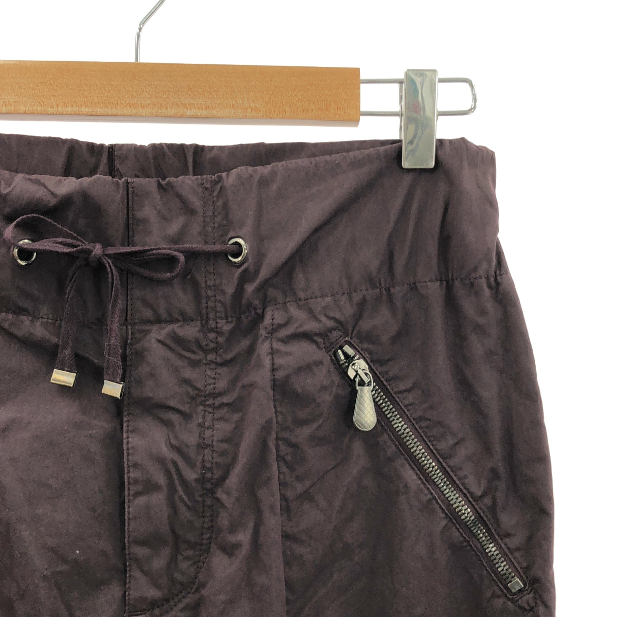 BOTTEGA VENETA / ボッテガヴェネタ | コットン ハイウエスト ドローストリングパンツ | 44 | ボルドー | メンズ