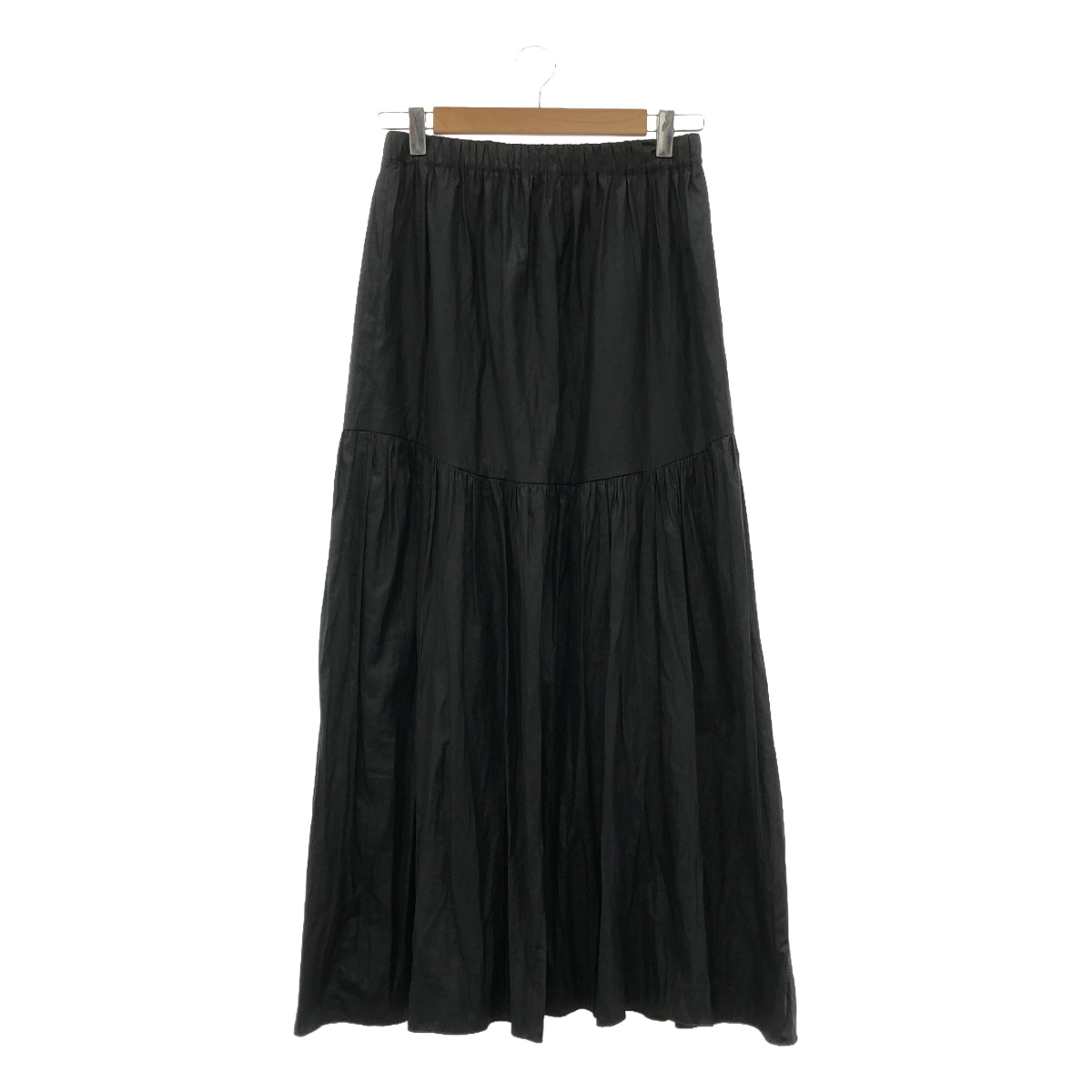 Chaos | Malt Gathered Long Skirt | F | Black | Women's