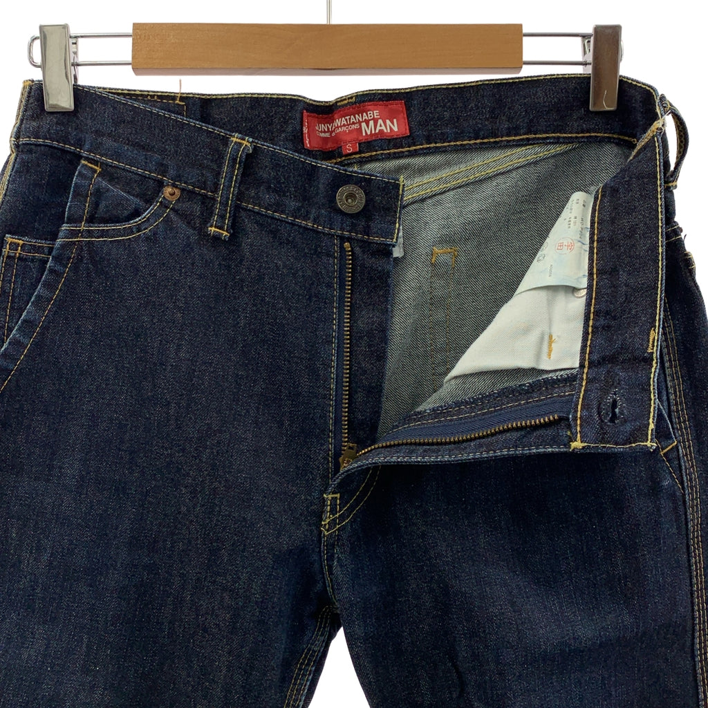 eye JUNYA WATANABE COMME des GARCONS MAN / アイジュンヤワタナベ マン | 2009AW | × Levi's / リーバイス JB503 / レザーパッチ デニム パンツ | S | メンズ