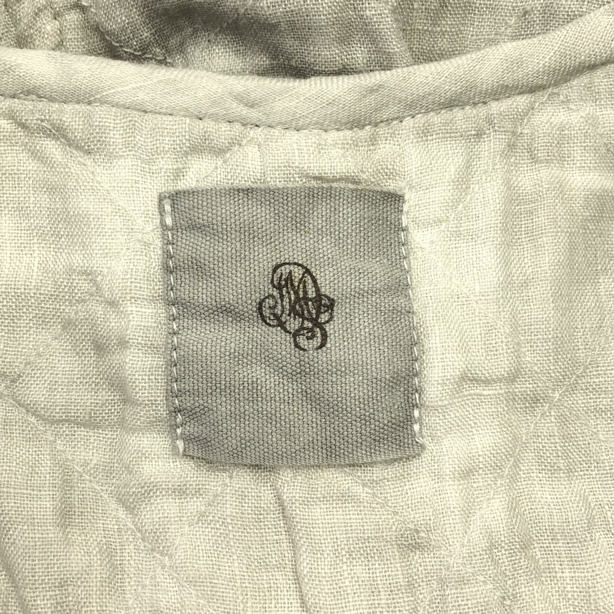 maison de SOIL / メゾンドソイル | 薄墨染め キルティング ノーカラーコート | 2 | レディース