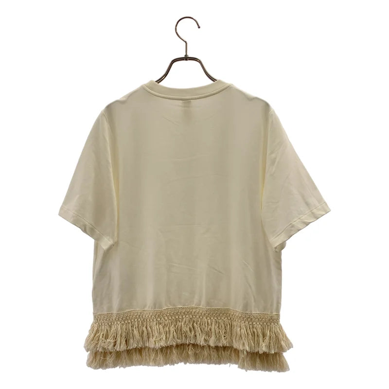 AKYN / アキン | コットン フリンジドッキング カットソー | small | レディース
