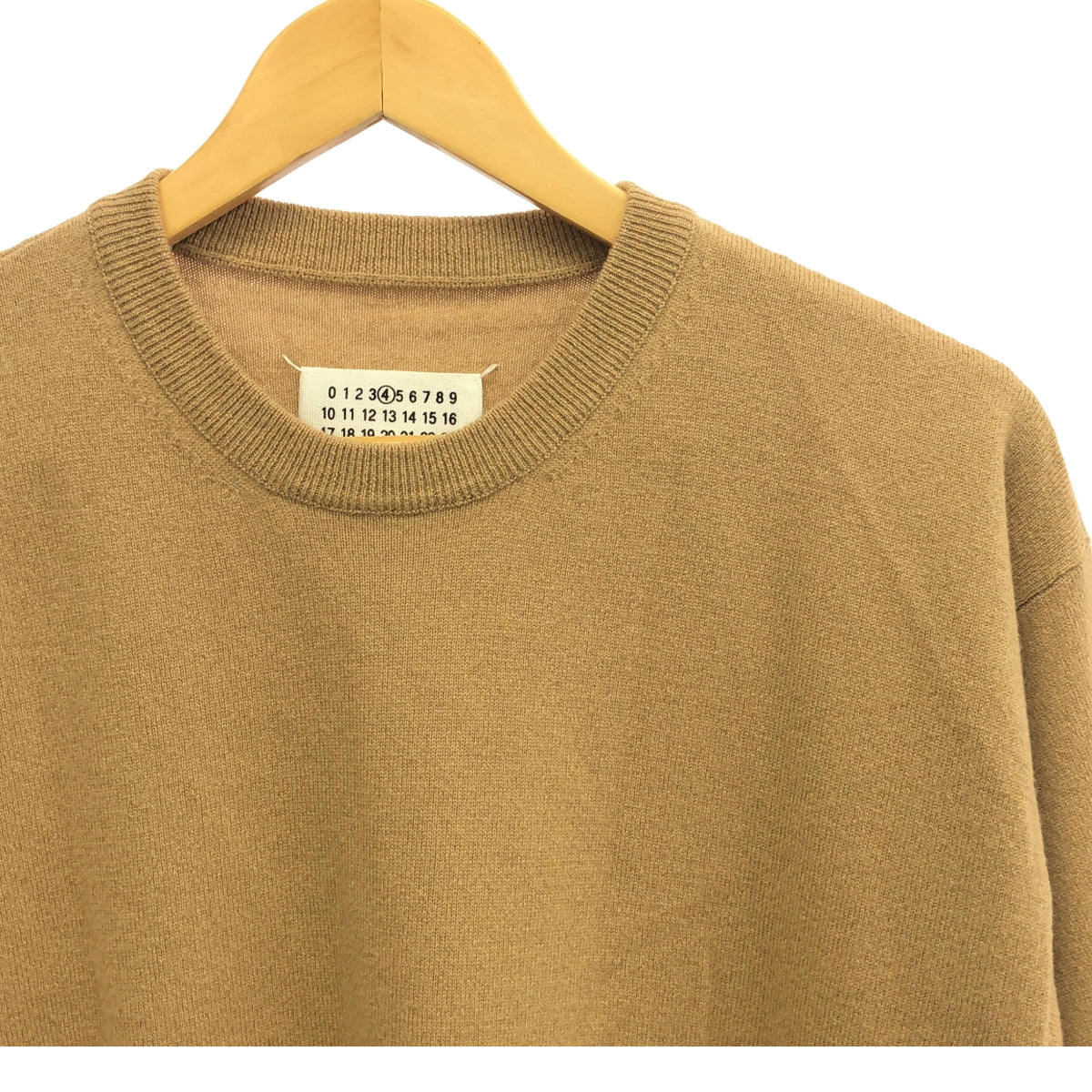 Maison Margiela | 2020秋冬 |羊絨混紡圓領針織衫 | XS |米色 |女性的