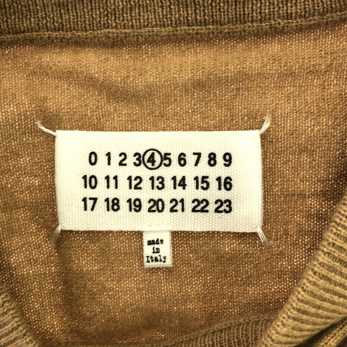 Maison Margiela | 2020秋冬 |羊絨混紡圓領針織衫 | XS |米色 |女性的