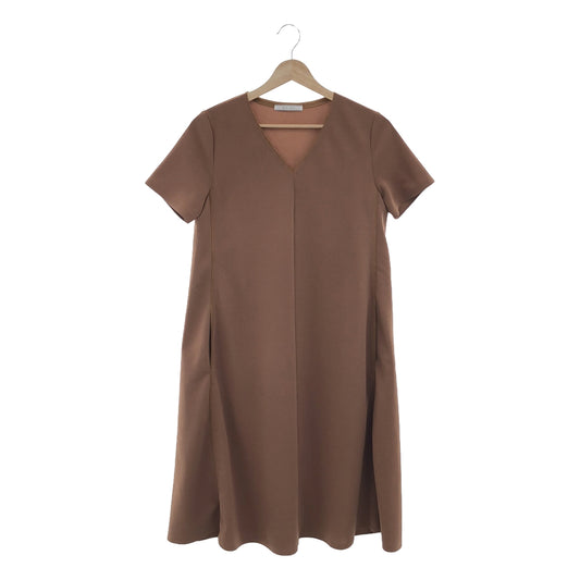 BEIGE, / Beige | V-neck dress | 4 | Mustard | Women's