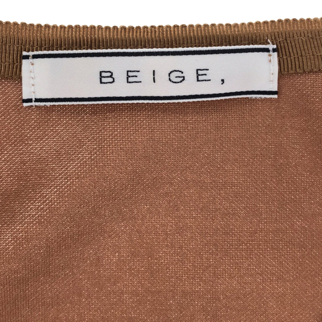 BEIGE， / ベイジ | Vネックワンピース | 4 | マスタード | レディース