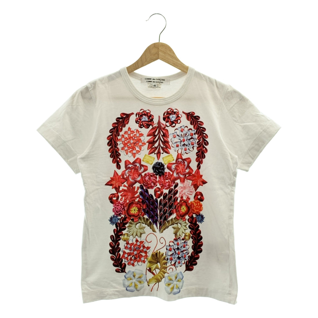 COMME des GARCONS | 2018 秋冬系列 | 印花棉質圓領上衣 | XS 碼 | 女款