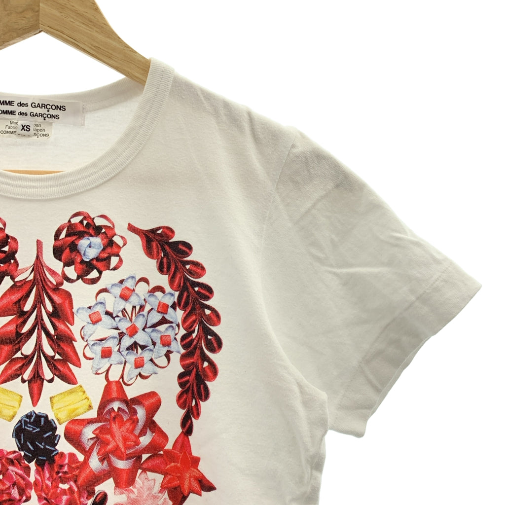 COMME des GARCONS | 2018 秋冬系列 | 印花棉質圓領上衣 | XS 碼 | 女款